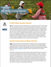 Clinician Guide to EPA Worker Protection Standard